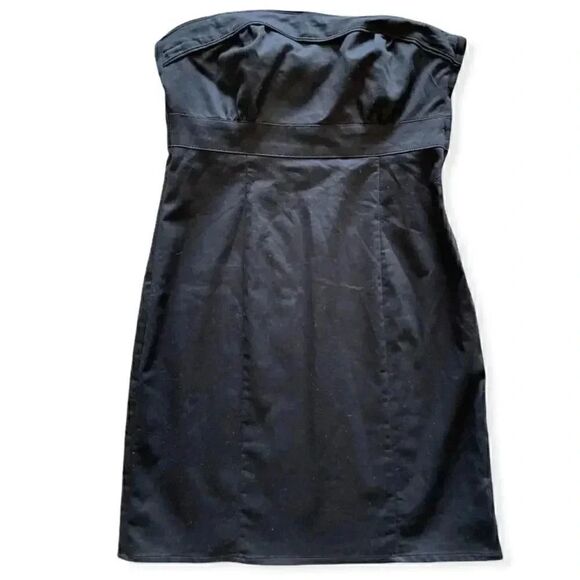 H&M Women Sleeveless A Line Black Dress Sz 10 - Picture 1 of 5